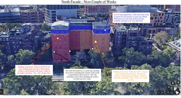 North Facade - Next Couple of Weeks