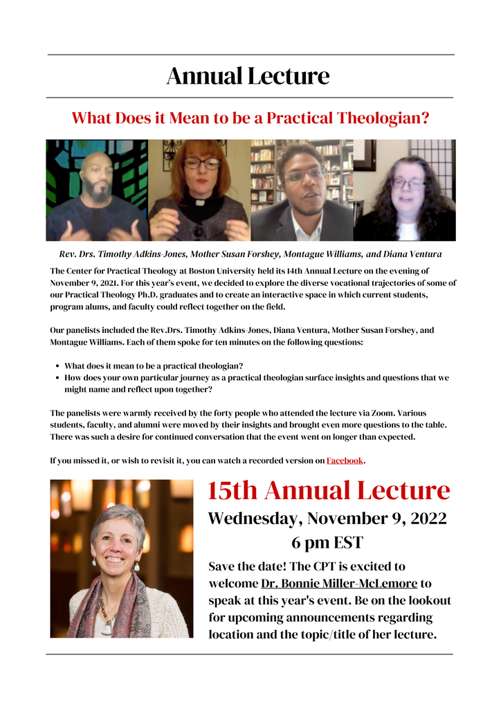 Cpt 2022 newsletter center for practical theology