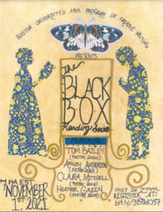The Black Box Reading Series » Writing » Boston University