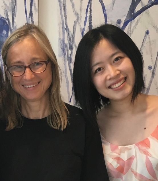 A picture of Margrit Betke and Wenxin Feng