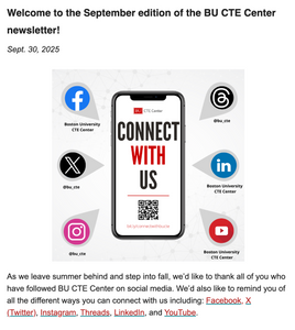 Cover of the Sept. 2025 newsletter