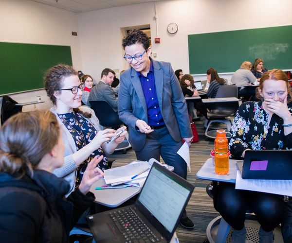 SED professor, Dr. Michelle Porche teaches Intro to Research class on Tuesday, March 21, 2017