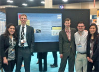 (l–r) Students Emma Lattouf, Marc Horton, Andrew Soule-Hinds, Matt Mara, and Luri Lee