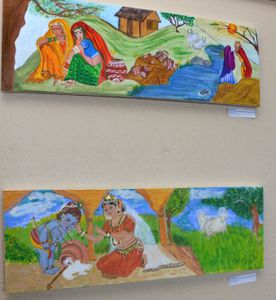 Artwork on display at Art Days by Dr. Kadambari Rawal