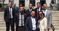 GSDM students on the steps of the State House
