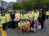 Students from GSDM, Tufts University, and Harvard University at the Health and Safety Fair