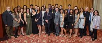 OKU inductees with Dean Jeffrey W. Hutter, Dr. Stephen Polins, and Ms. Catherine Sarkis
