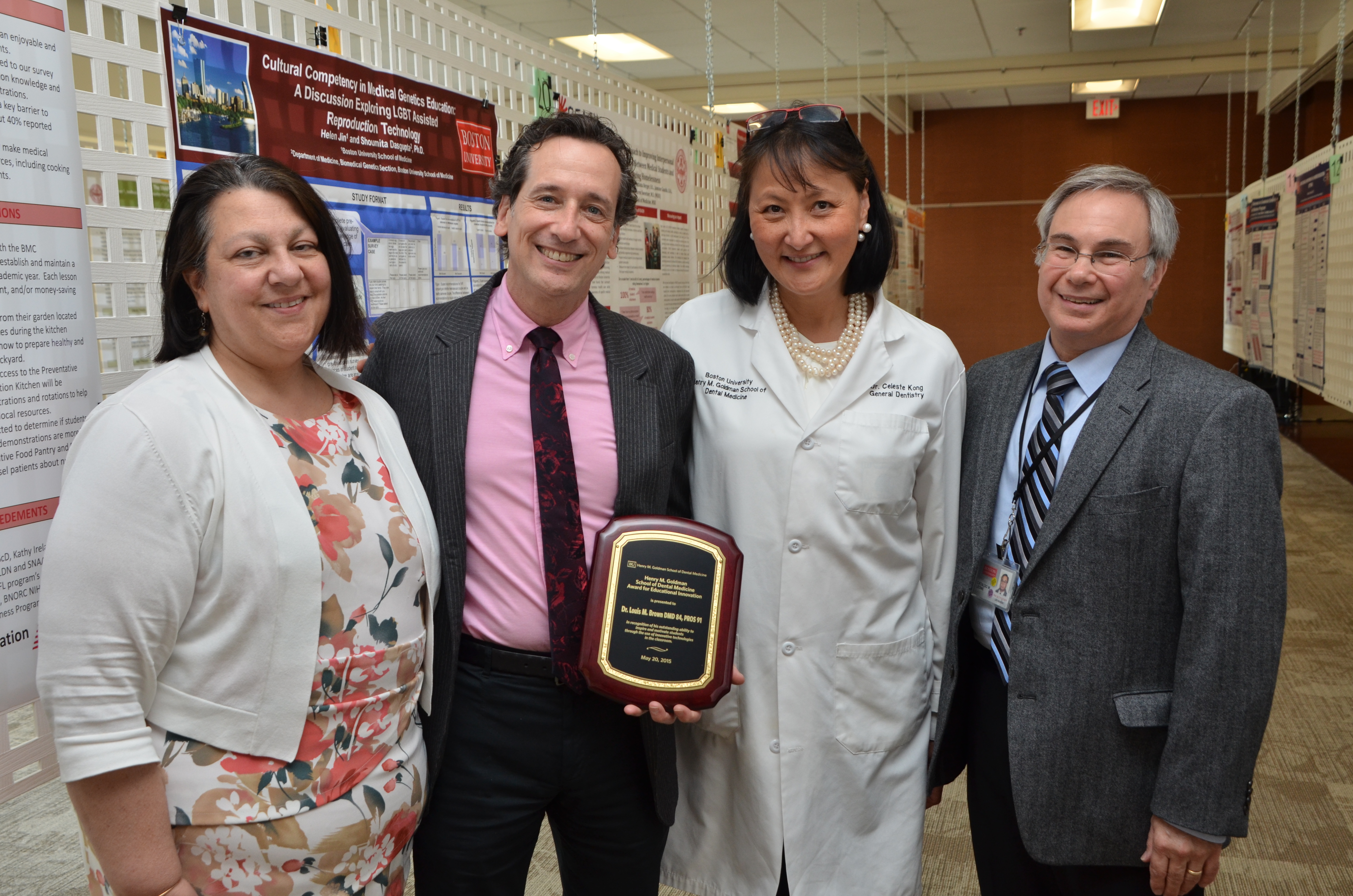 Dr. Andrea Maalouf, Dr. Louis Brown, Dr. Celeste Kong, Dr. Cataldo Leone, attend the John McCahan Medical Campus Education Day