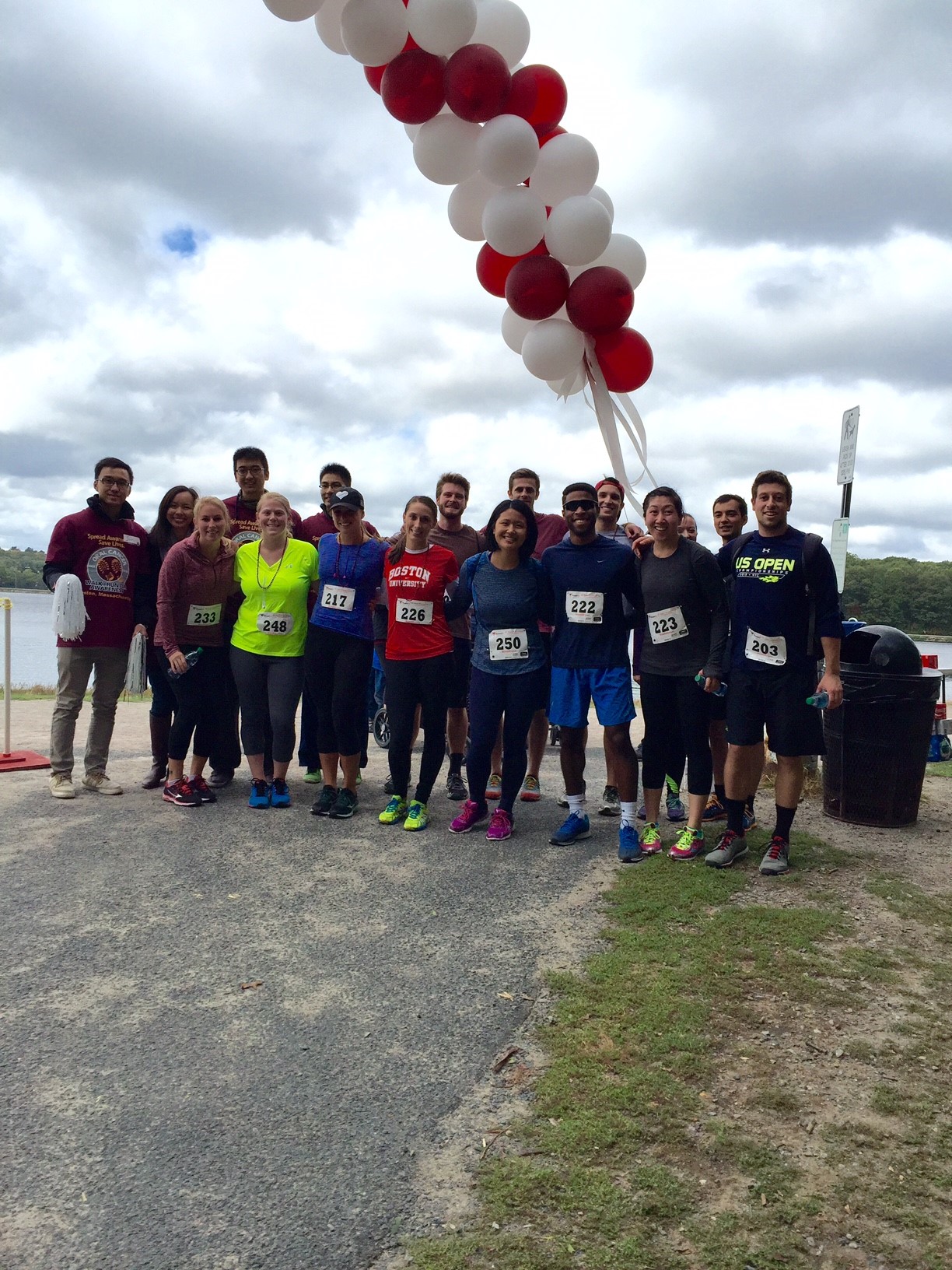 The GSDM participants in the Walk/Run for Awareness