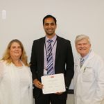 Dr. Henshaw, Dr. Patel, and Dean Hutter 
