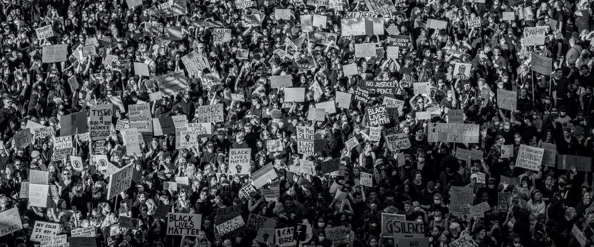 Photo of a group of protestors