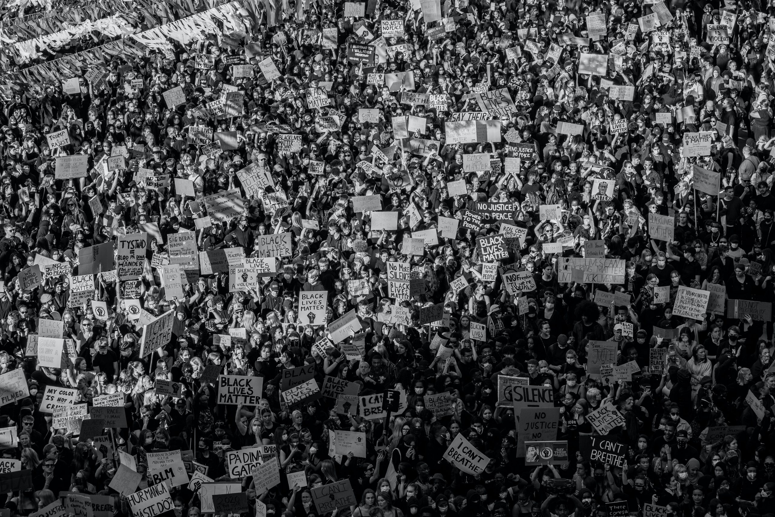 Photo of a group of protestors