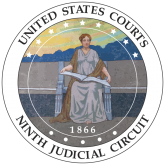Seal of the United States Courts Ninth Judicial Circuit. 1866.