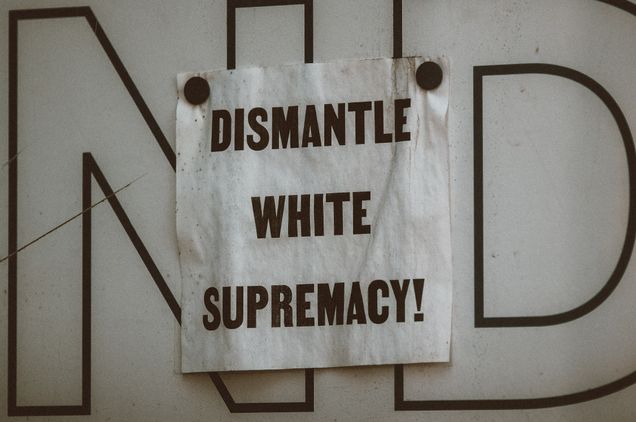 Poster of Dismantle White Supremacy