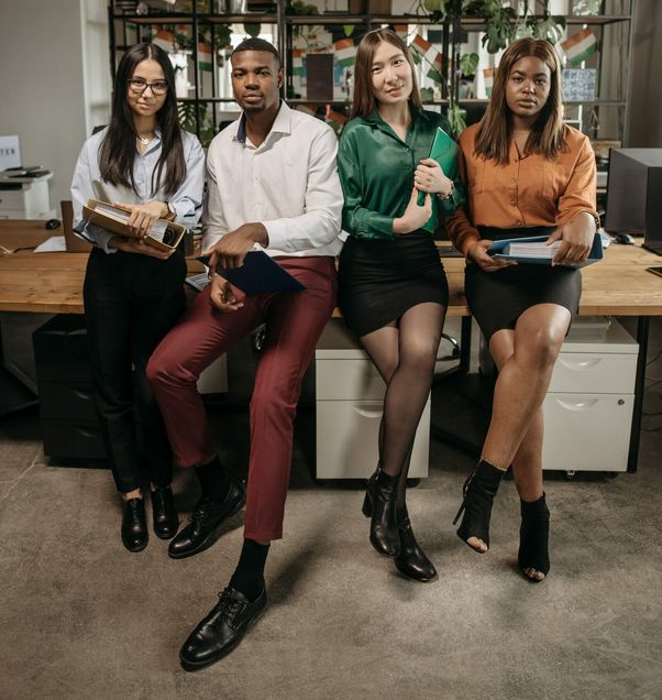 People Sitting on the Wooden Table
