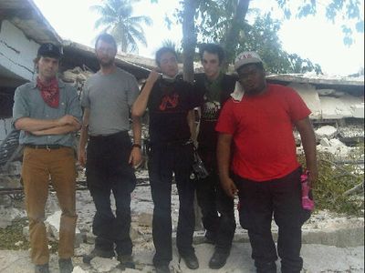 Jeff Stein is the second person from the right