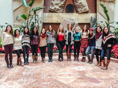 The BU Sweetheart's performance at Copley Place