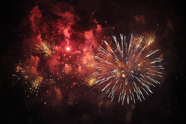 Boston's Fourth of July fireworks by Flickr user Vitor Pamplona