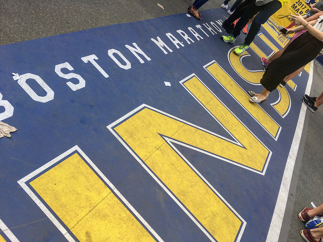 Boston Marathon Finish Line by Flickr user Nicki Dugan Pogue