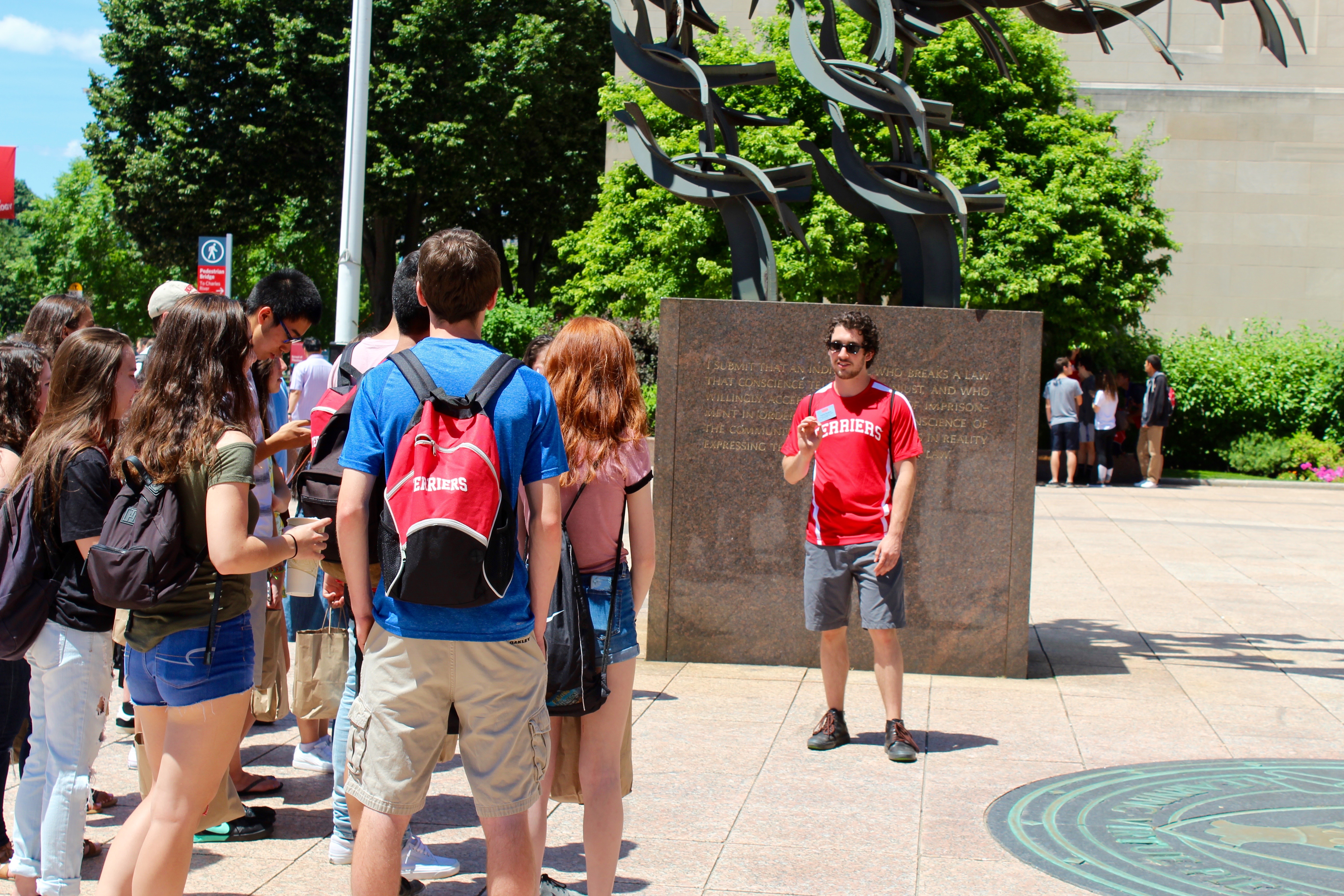 Students during a 2017 Orientation session