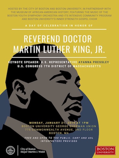 Martin Luther King Jr. Commemoration on January 21, 2019