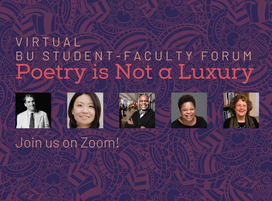 Student-Faculty Forum: Poetry is not a Luxury