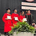2025 MA Prize winners at the Economics Convocation