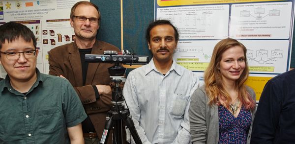 Prof. Ishwar with students