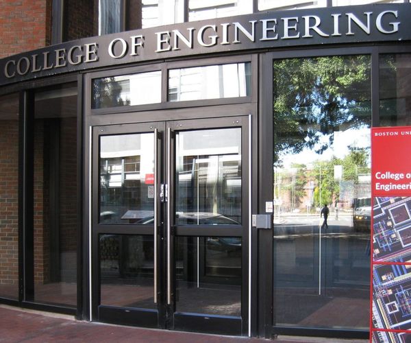 Entrance of the College of Engineering building
