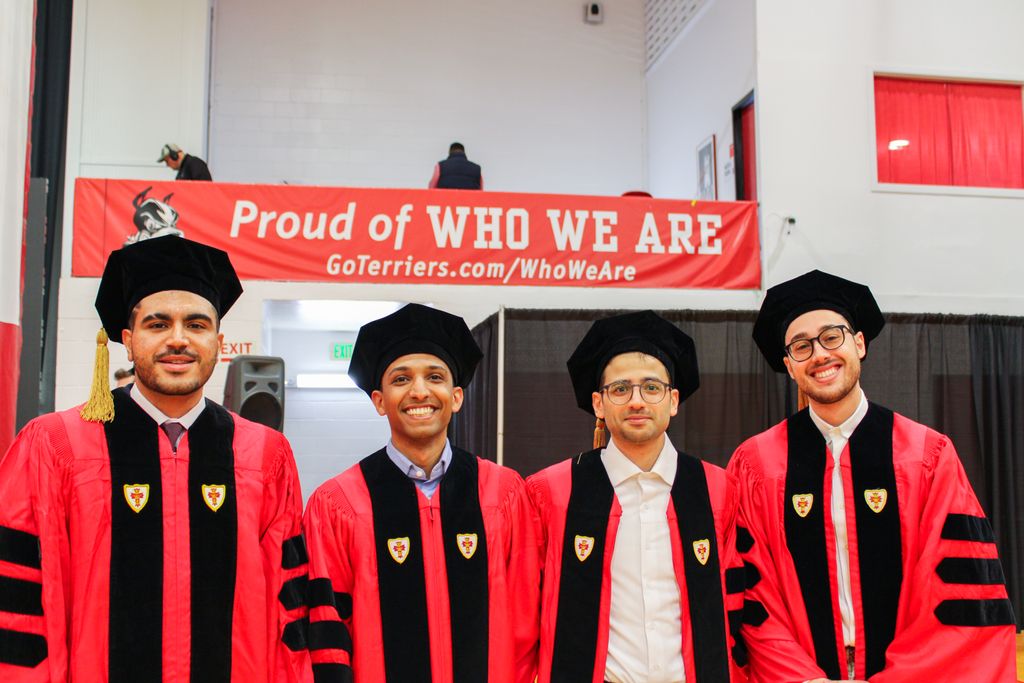 SE PhD graduates with smiles on their faces