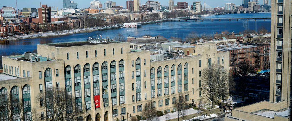 An overhead picture of BU's College of Arts and Sciences