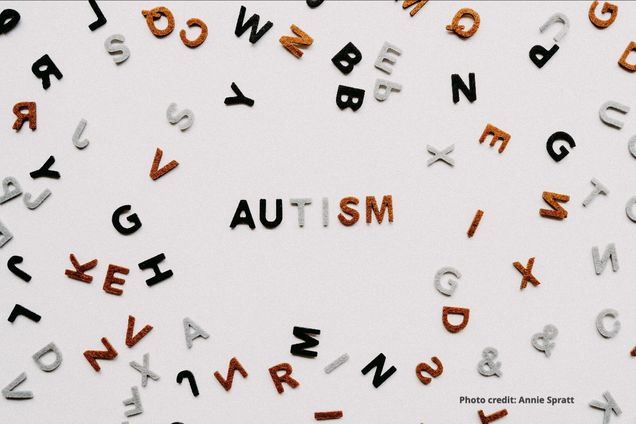 Autism spelled out with letters