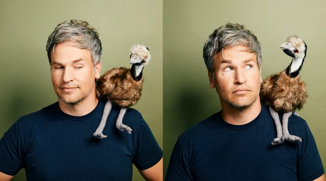 As Liberty Mutual’s Doug, comedic actor David Hoffman cuts up opposite an emu in a now-iconic ad campaign.