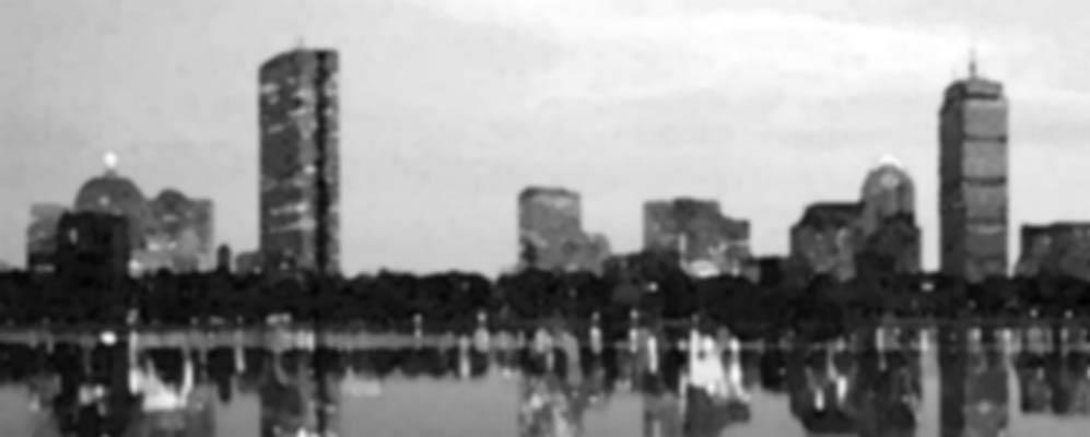 Background: Boston From Across The Charles River