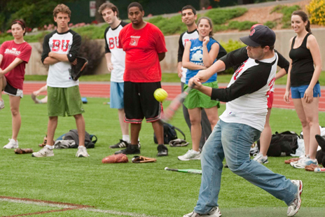 BU staff softball, spring summer softball leagues