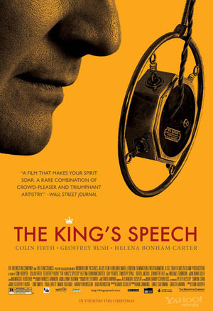 Colin Firth's King in KING'S SPEECH 