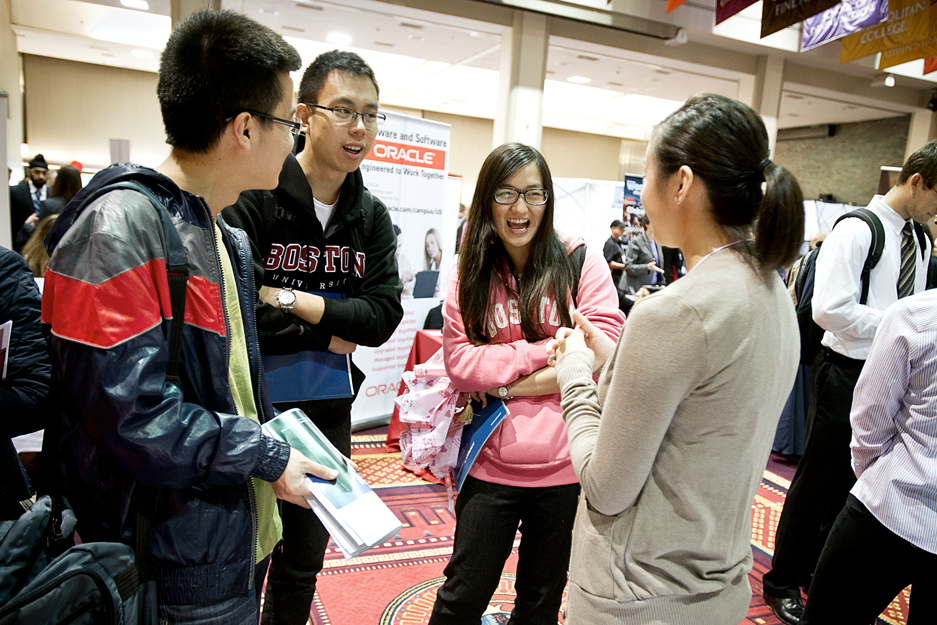 BU career expo, Teach for China
