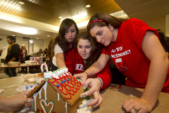 Gingerbread House, Boston University CAKE Culinary Arts and Kitchen Entertainment