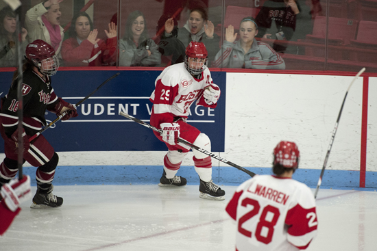 Marie-Philip Poulin, Louise Warren, BU Terriers women's ice hockey, Beanpot tournament