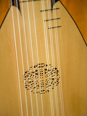 Baroque lute body, Robert Margo, Baroque instruments, Providence Mandolin Orchestra, Boston University