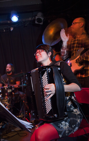Marie Abe, Debo Band, accordion, squeezbox, Boston University Assistant Professor of Music, ethnomusicology