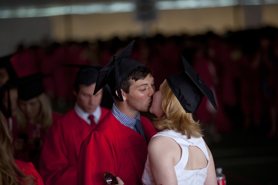 Anthony Cirino, Nicola Clements, Boston University Commencement 2012