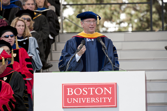 Boston University commencement 2012