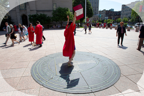Boston University commencement 2012