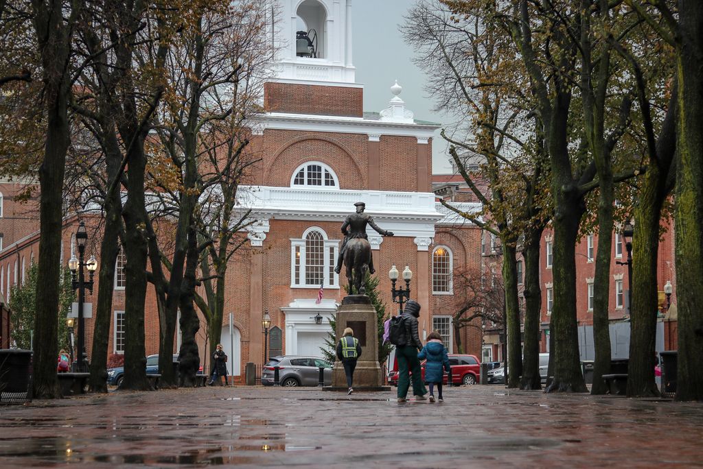 A photo of Old North Church in Boston's North End