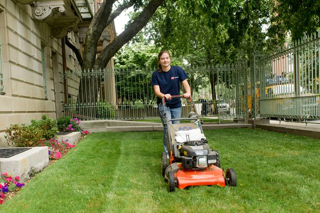 Boston University BU Francesca Coveno groundskeeping facilities student jobs