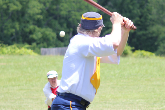 vintage baseball, base ball, civil war rules