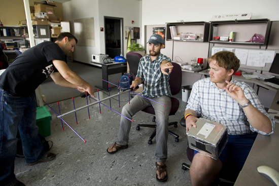 Nathan Darling, Fjodor Dukaj, Jay DeFuria, yagi antenna Nathan Darling, Fjodor Dukaj, Jay DeFuria, BU Research Experiences for Teachers BU RET, BUSAT Student Satellite for Applications and Training