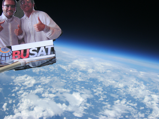 BU Research Experiences for Teachers BU RET, BUSAT Student Satellite for Applications and Training, Earth Curvature from Helium Balloon