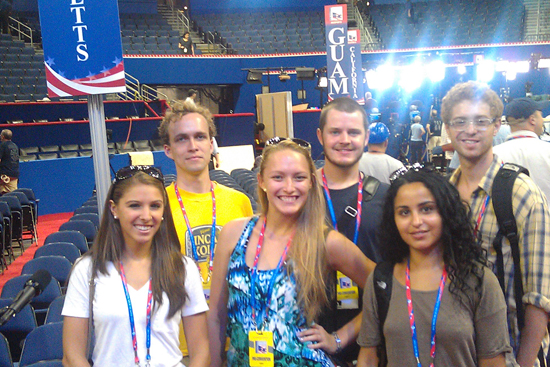 Boston University Washington D.C. Journalism Program student news coverage, Republican Democratic National Convention 2012